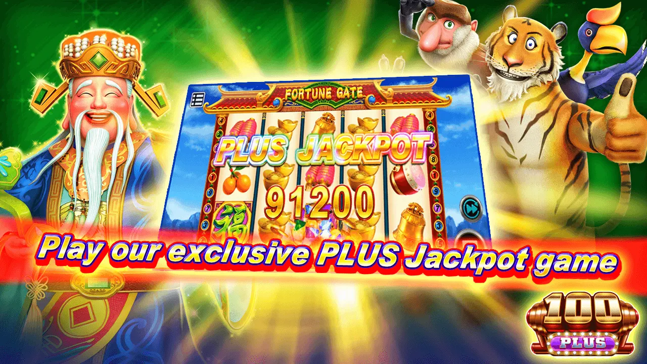 100plus Casino Promo Play PLUS Jackpot game today!