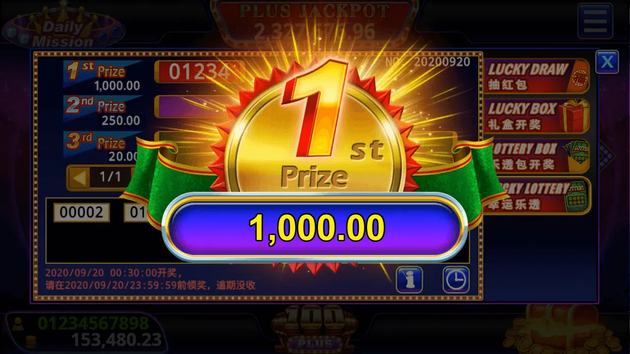 100plus Casino Banner Win 1st Prize 1,000.00.